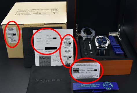 2016 panerai warranty paper|panerai serial number lookup.